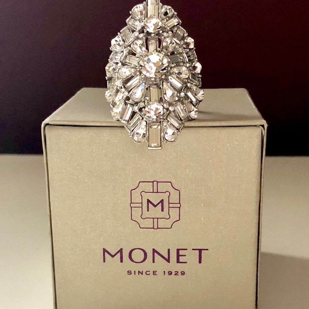 Monet 1929 Costume Cocktail Ring